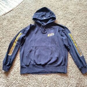 Vintage American Eagle Men's Small Hooded Sweatshirt